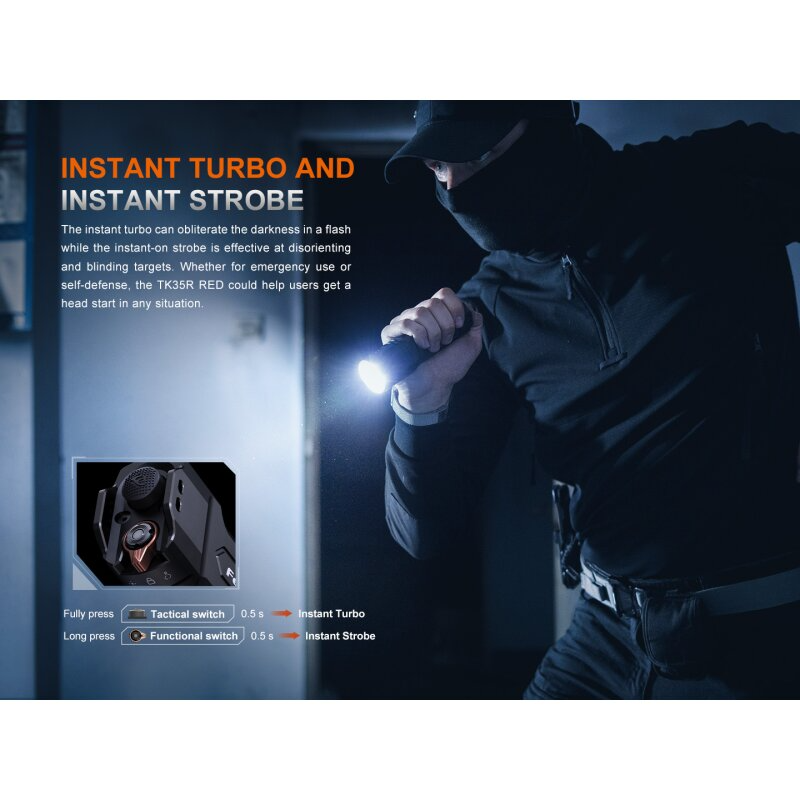 Fenix TK35R RED LED Taschenlampe