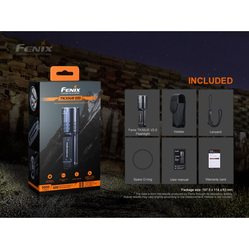 Fenix TK35UE V2.0 LED Taschenlampe