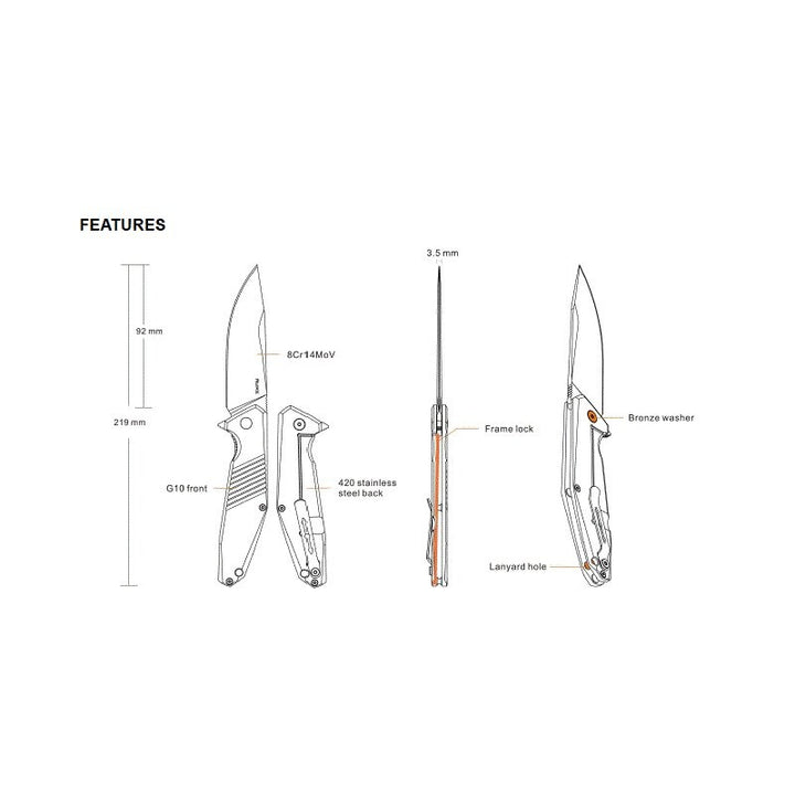 Ruike Messer D191-B
