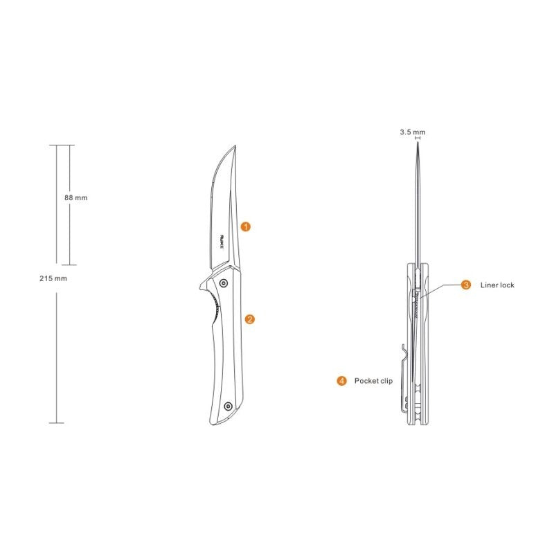 Ruike Messer Hussar P121