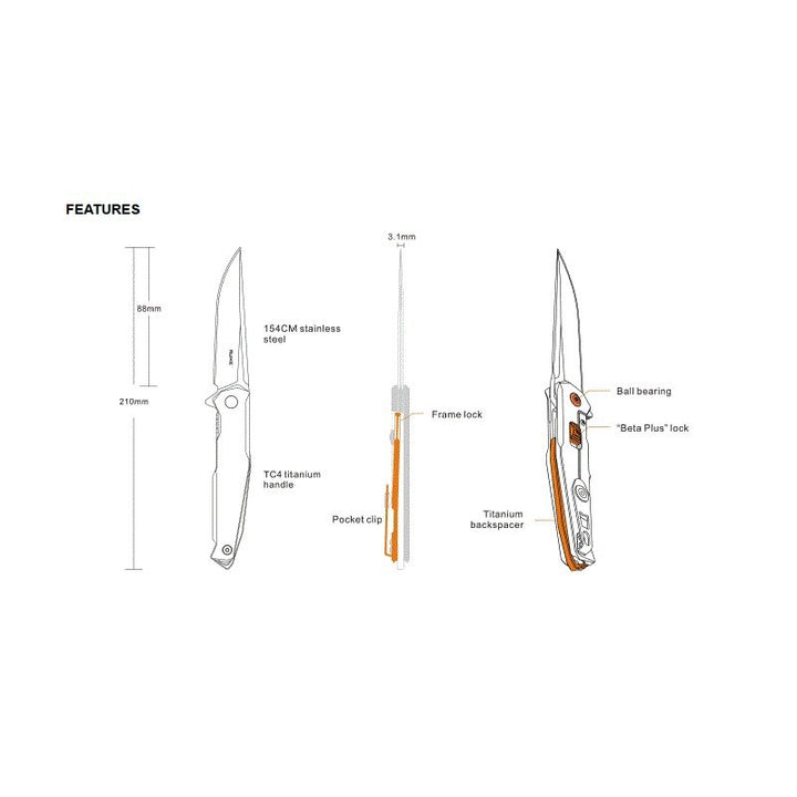 Ruike Messer M108-TZ