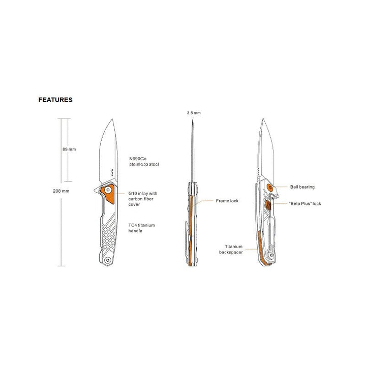 Ruike Messer M875-TZ