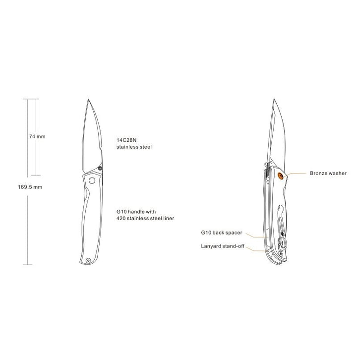 Ruike Messer P661-B