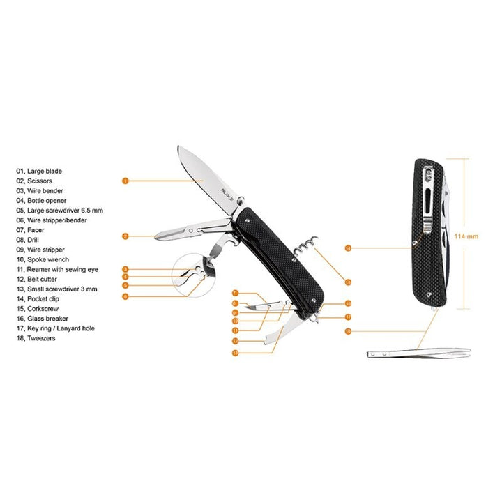Ruike Messer Trekker LD31-B