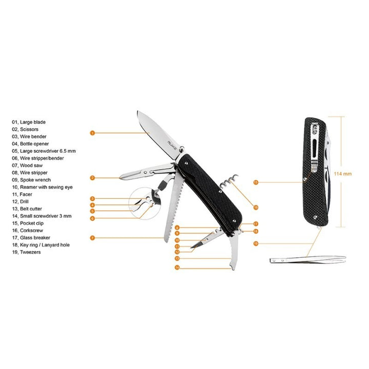 Ruike Messer Trekker LD42-B