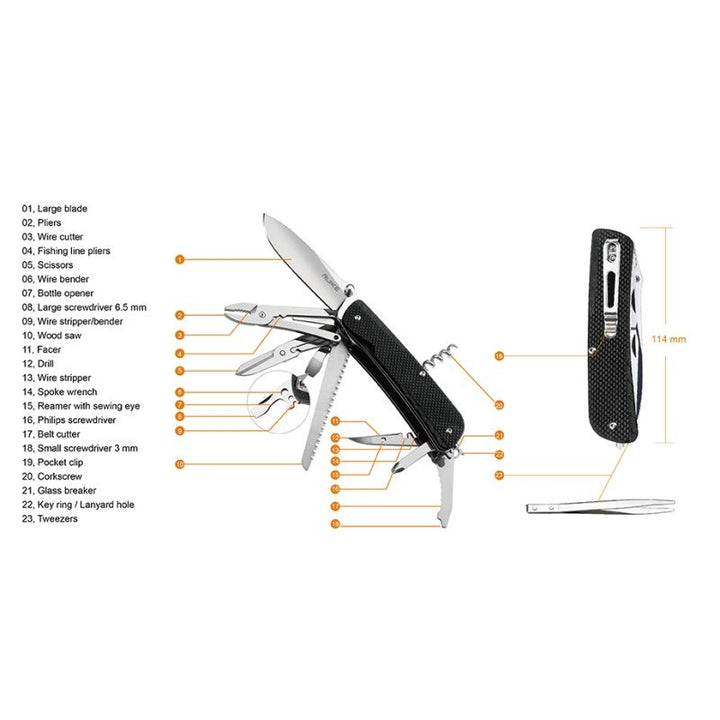 Ruike Messer Trekker LD51-B