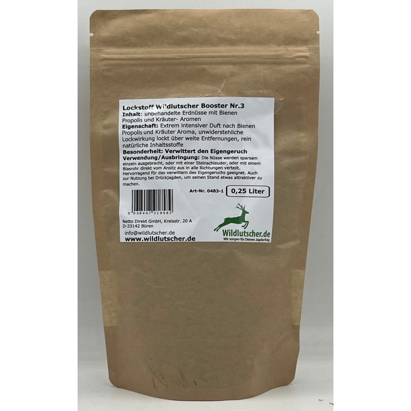 Booster Nr.3 Nüsse mit Kräuter/ Bienen Propolis 0,25 l